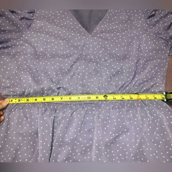 Maurices Polka•Dot Blouse 💜 - Picture 14 of 16